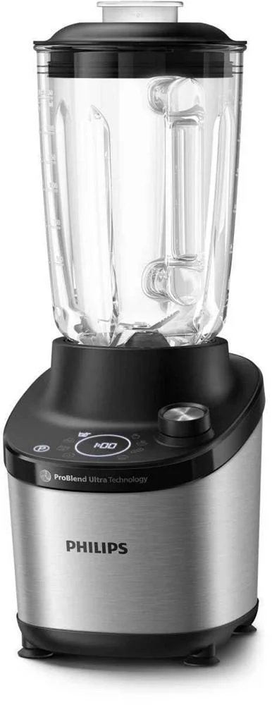 Philips 7000 Series Hr3760/00 Blender Tabletop Blender 1500 W Black  Metallic