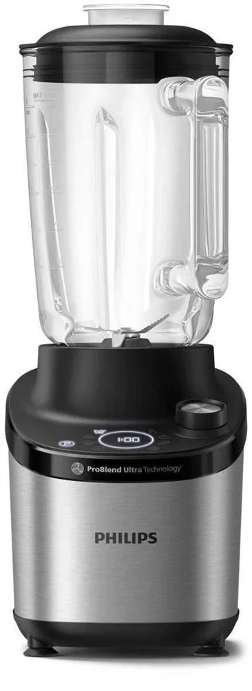Philips 7000 Series Hr3760/00 Blender Tabletop Blender 1500 W Black  Metallic
