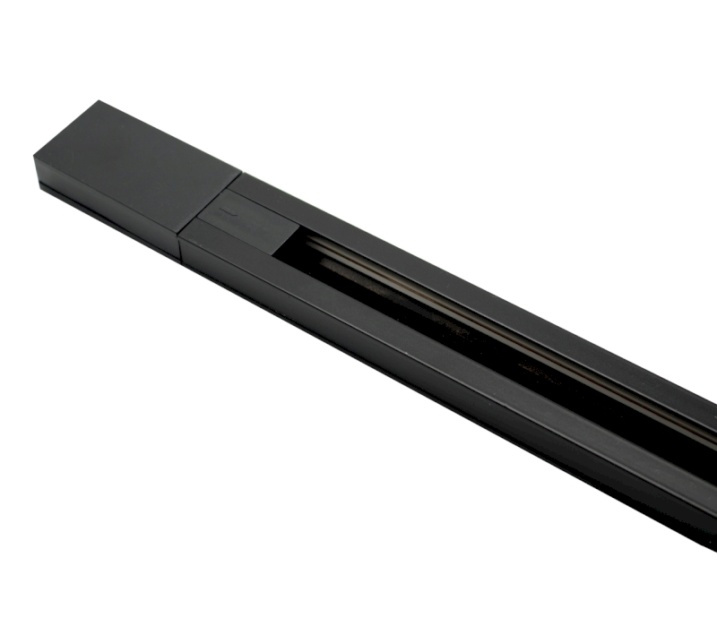 Calha Monofasica para Projetor Led Preto 2m