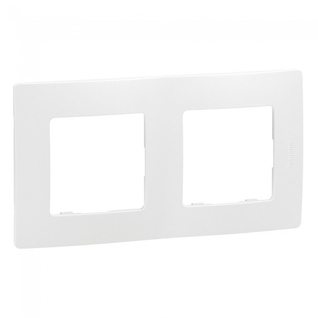 Quadro duplo branco niloe
