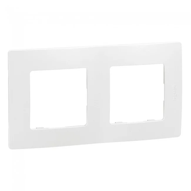 Quadro duplo branco niloe