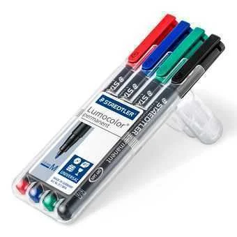 Staedtler Folienstift Lumocolor M Perm 4st