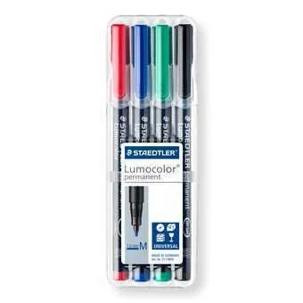 Staedtler Folienstift Lumocolor M Perm 4st