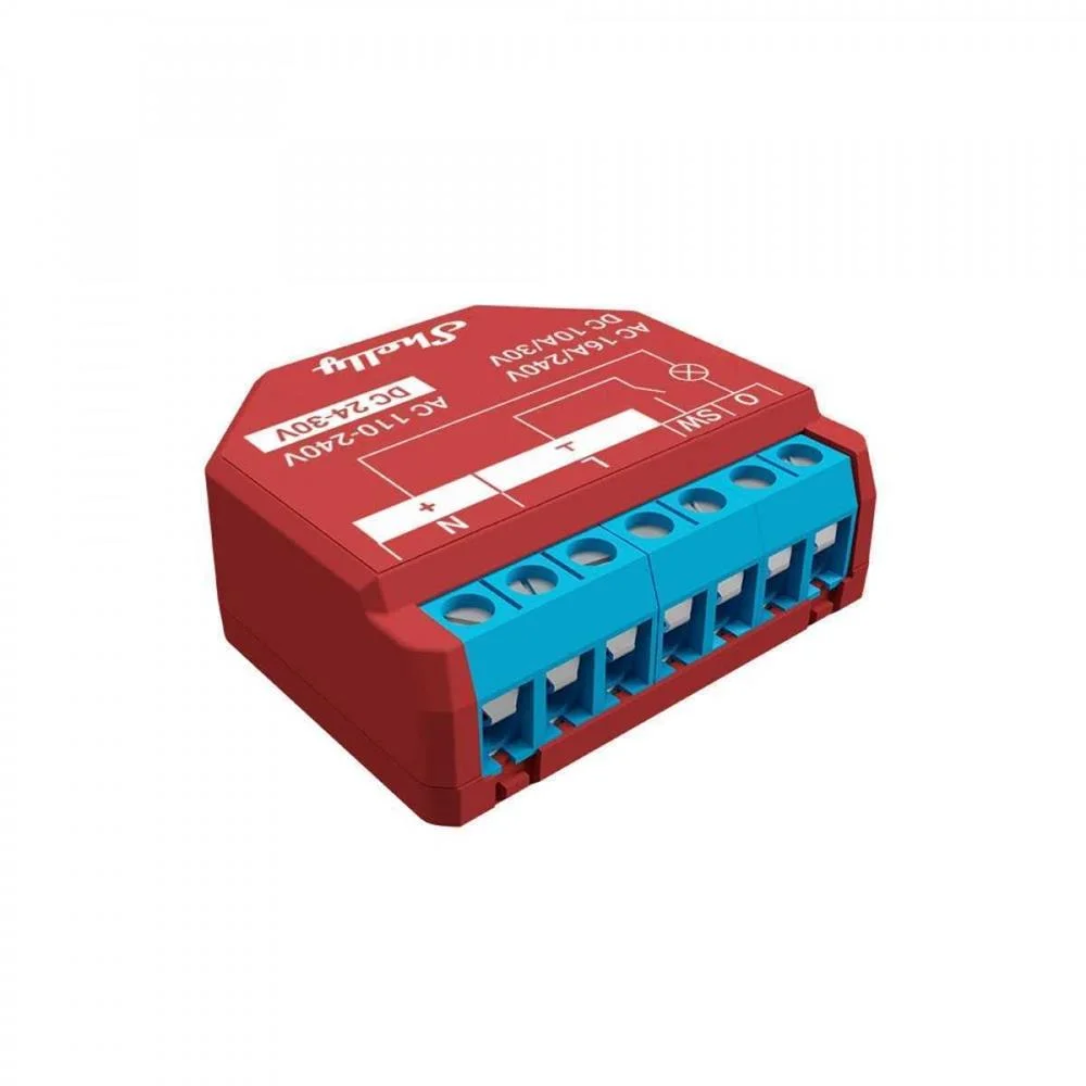 Shelly Plus 1pm Plus Single Channel Wifi Smart Relay Switch With Power Meter (16a)