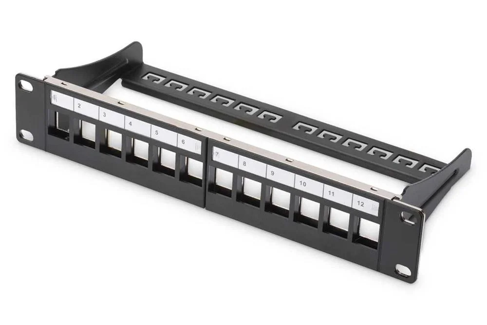 Digitus Patchpanel 1he 12-Port   Modular              Schw.