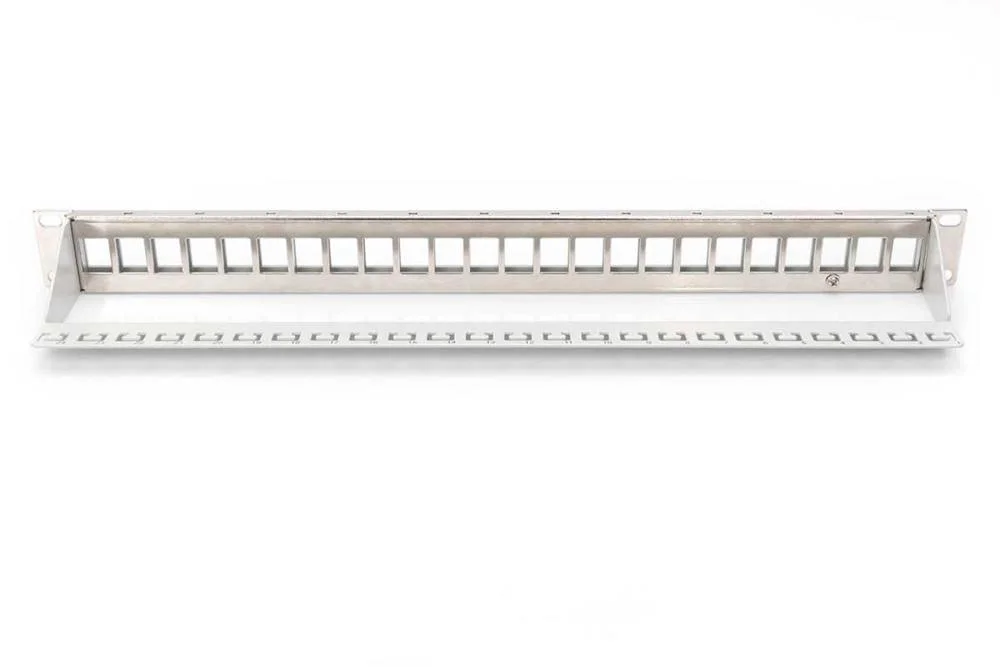Digitus Patchpanel 1he 24-Port Rackmount Modular Grau Transp