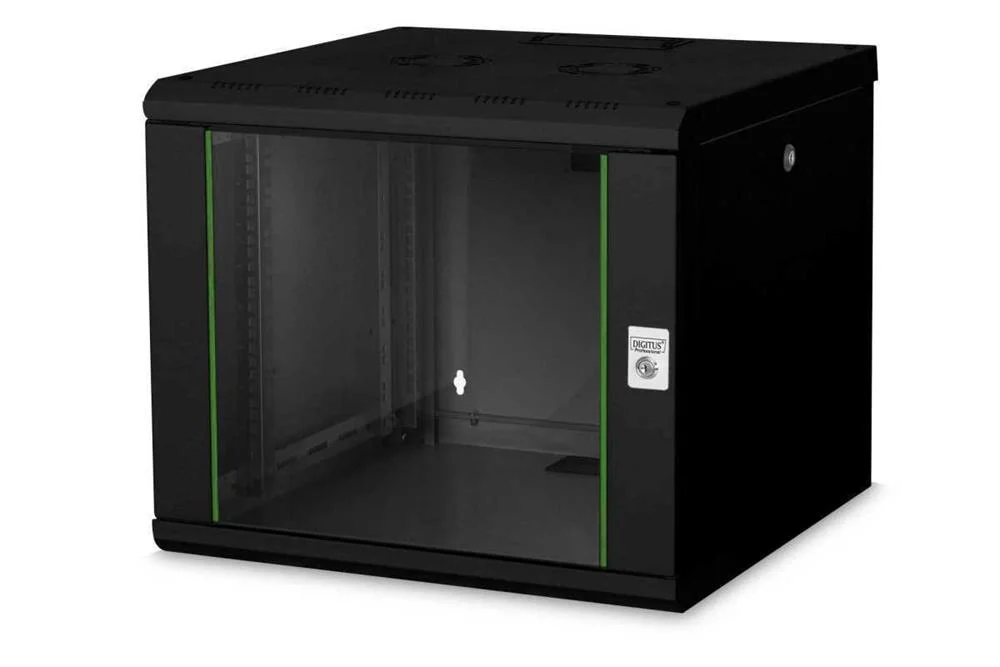 Caja Mural Digitus 9u 509x600x600 Color Negro