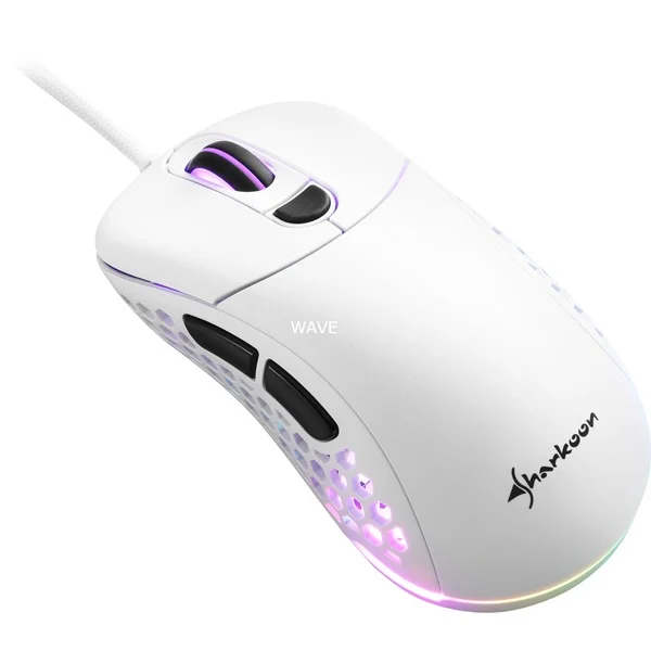 Rato Óptico Sharkoon Light² 200 16000dpi RGB Branco