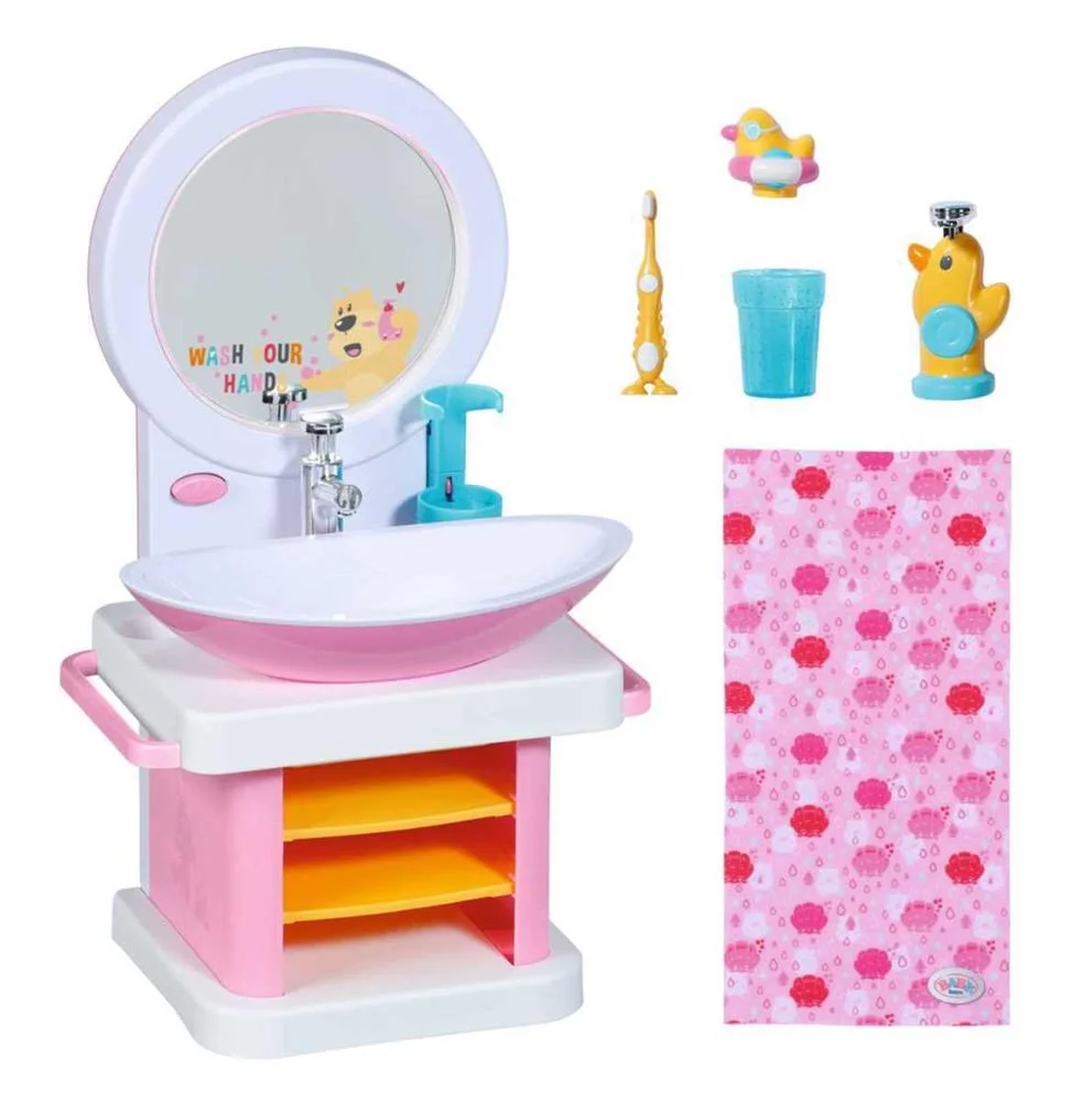 BABY BORN BATH HAND WASH BASIN LAVATÓRIO DE BONECA
