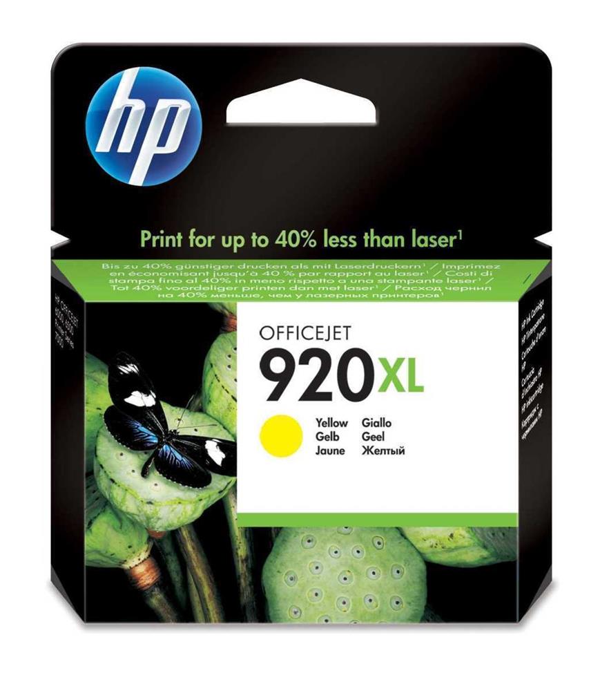 Hp Tinteiro Original 920xl Amarelo de Elevado Ren.