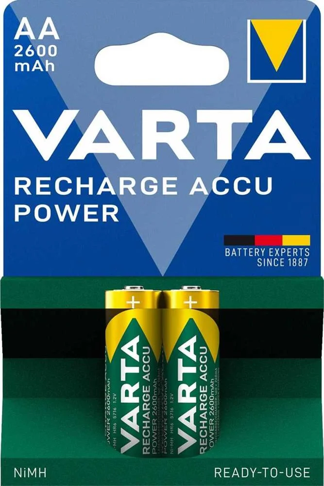 Varta Akku Recharge Power    AA  Hr6  2600mah           2st.