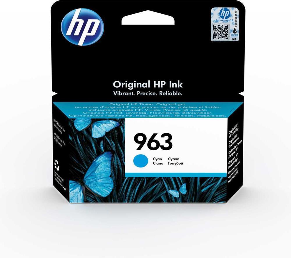 Tinteiro HP 963 Cyan Original - 3JA23AE
