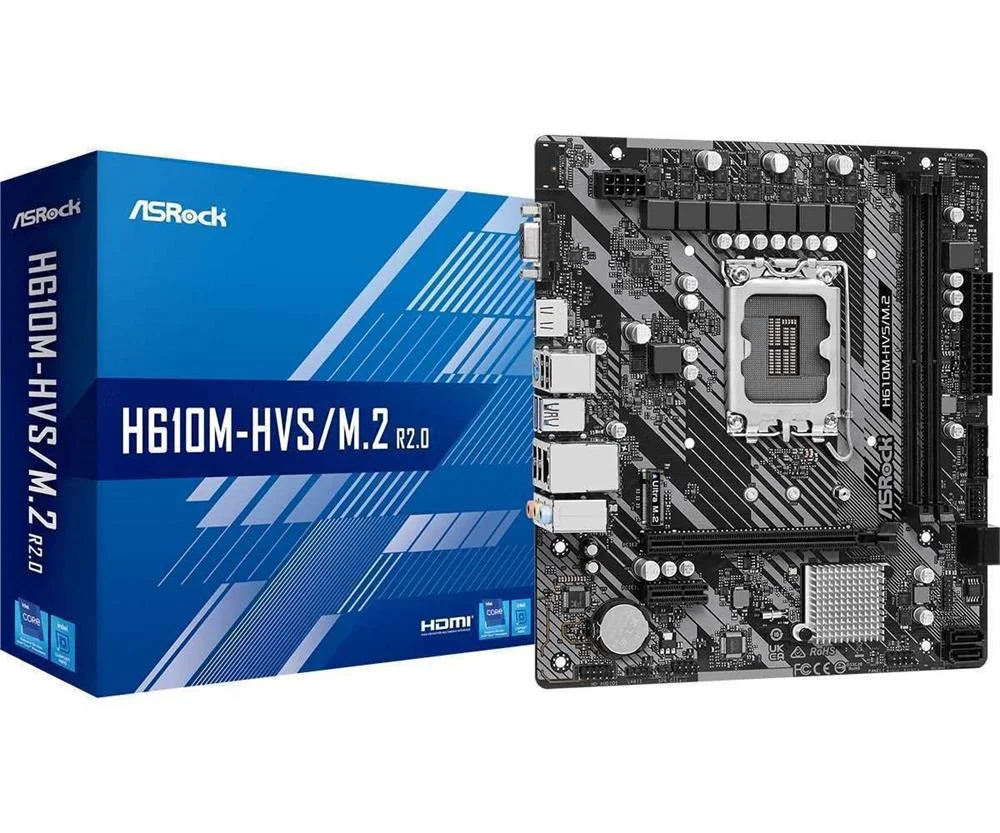 Motherboard Micro-Atx H610m-Hvs/M.2 R2.0 - Asrock