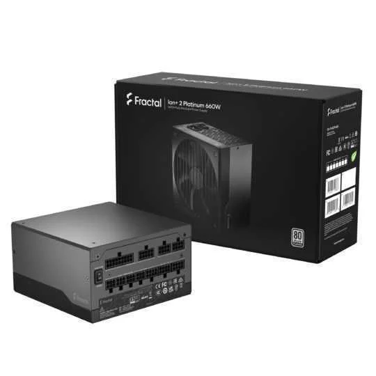 FRACTAL DESIGN ION+ 2 PLATINUM 660W FONTE DE ALIM.