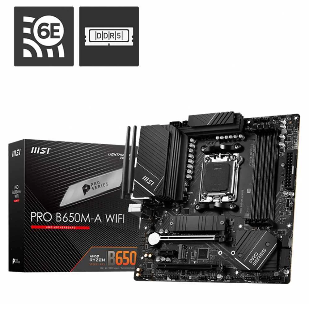 Msi Pro B650m-A Wifi                 (B650,Am5,Matx,Ddr5)