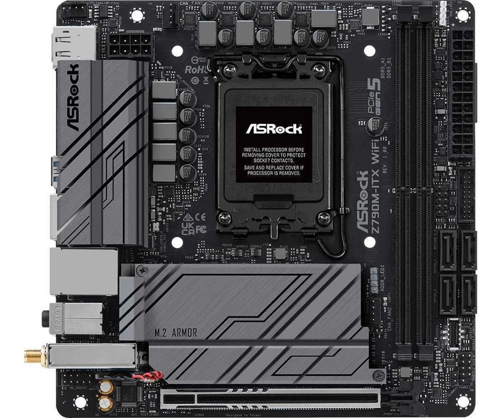 Asrock Z790m-Itx Wifi Intel Z790 Lga 1700 Mini Itx