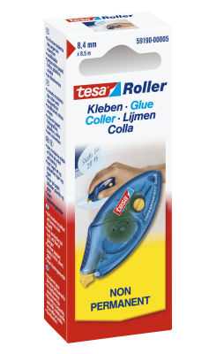 Tesa Roller Kleben Non Perm. Ecologo Einwegroller