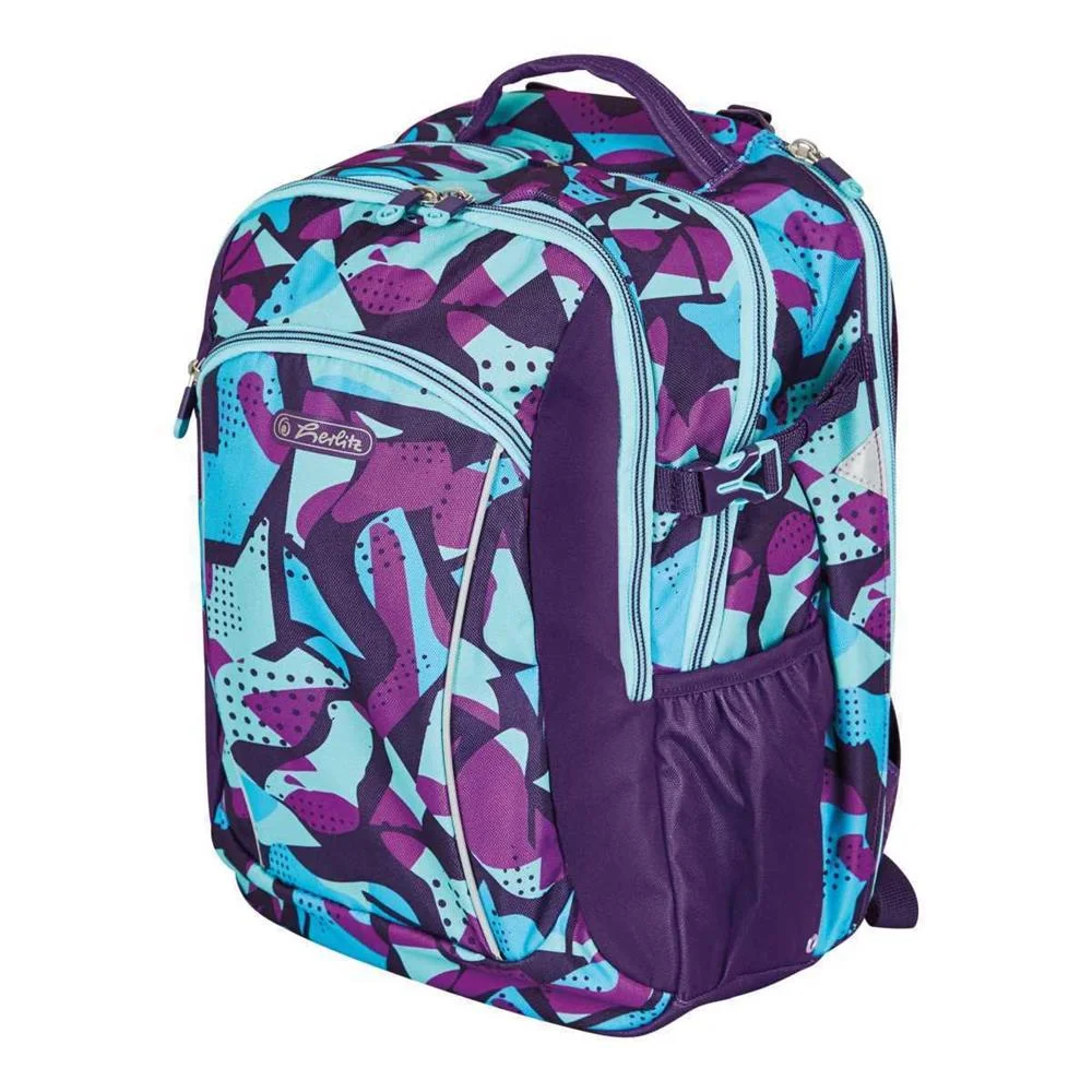 Herlitz Grundschulrucksack Ultimate Leer Camopurple