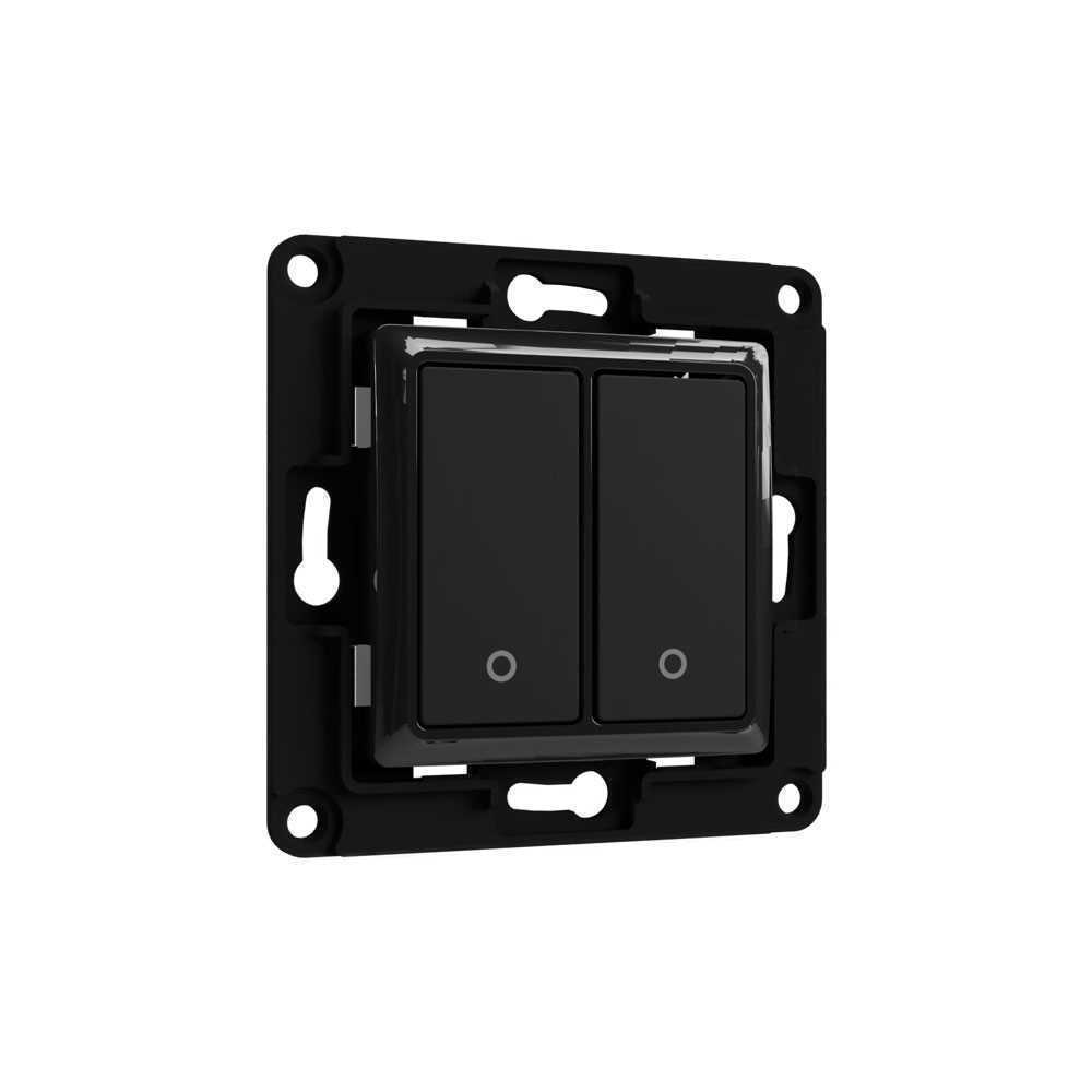 Shelly Wall Switch 2 Button - Black