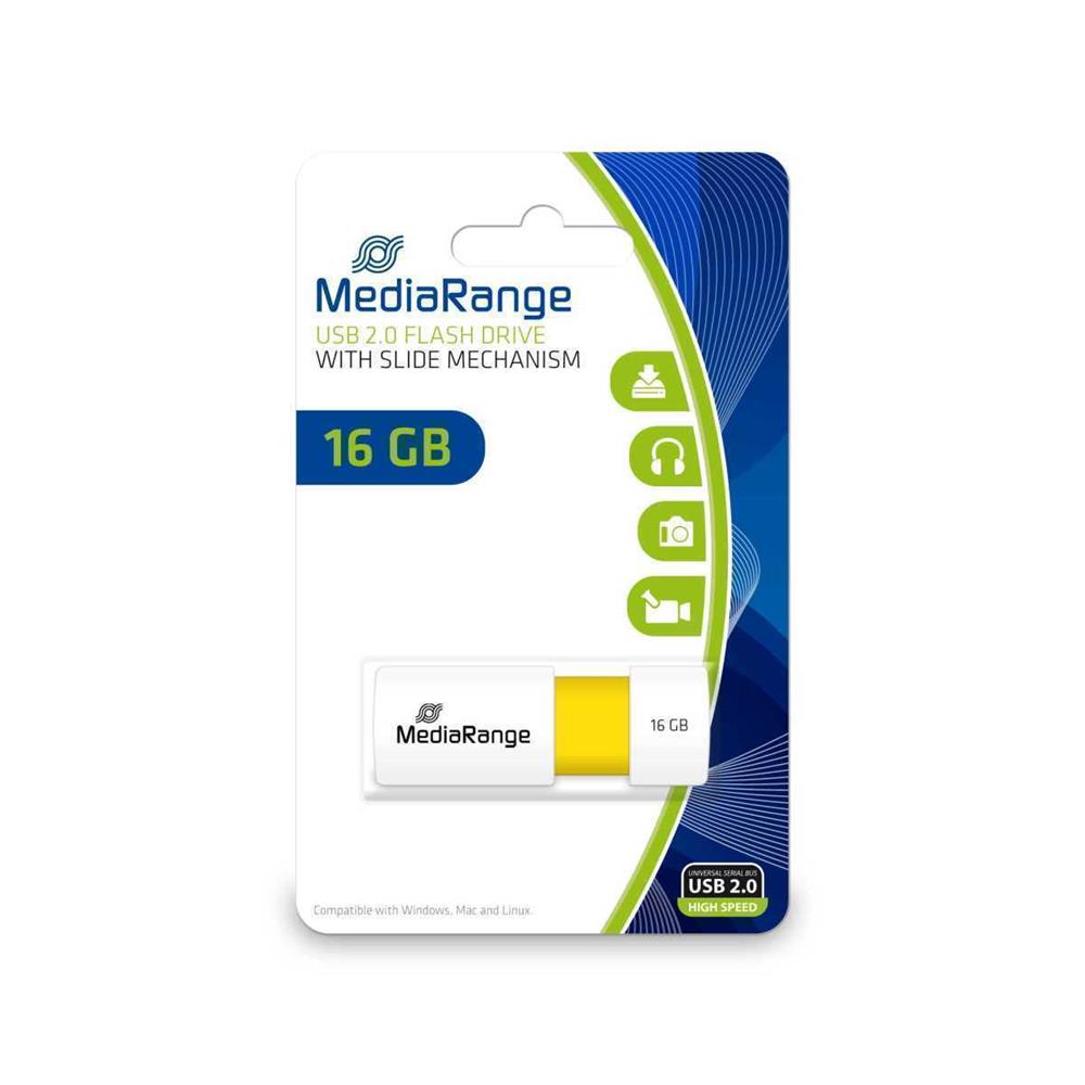 MEDIARANGE MR972 UNIDADE DE MEMÓRIA USB 16 GB USB.
