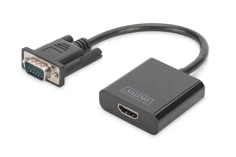 Digitus Konverter Vga > Hdmi + Audio Full Hd 1080p Schwarz