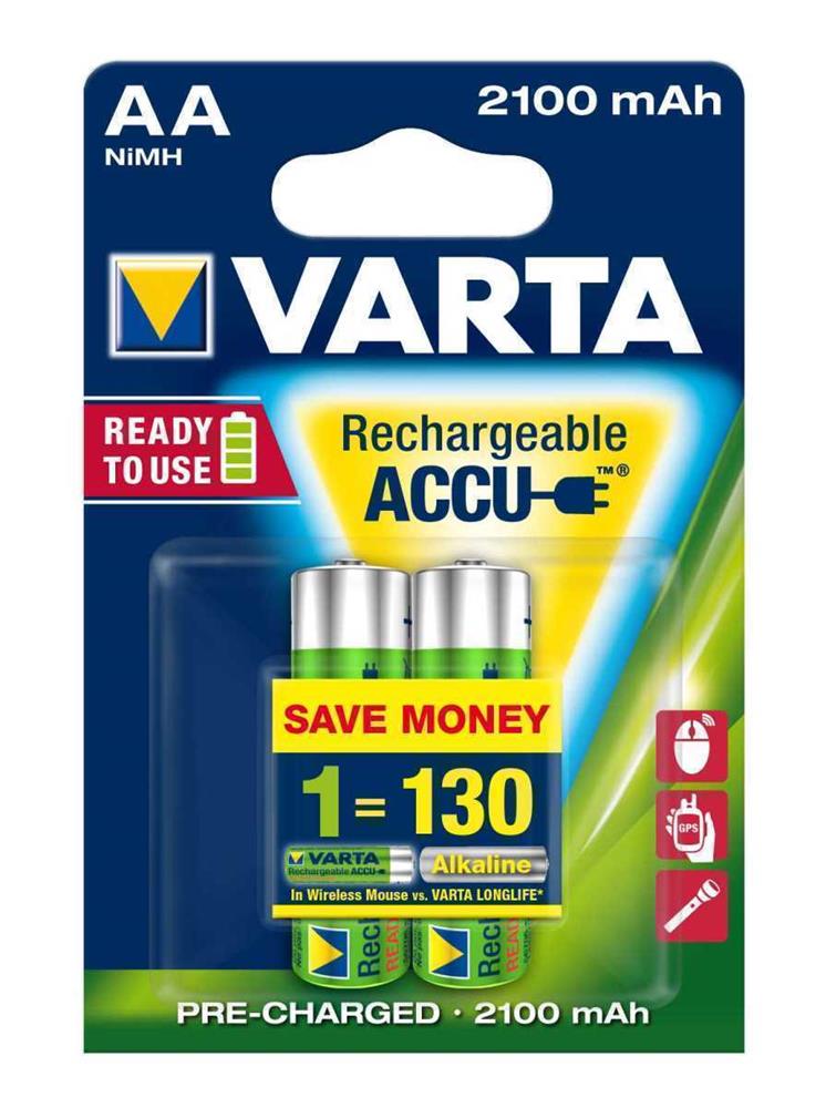 VARTA LONGLIFE BATERIA RECARREGÁVEL AA HIDRETO ME.