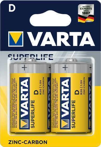 VARTA R20 D PILHA ZINCO-CARBONO