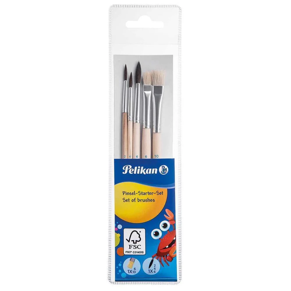 Pelikan Pinsel Pi5/Sb  Starter Set             5er