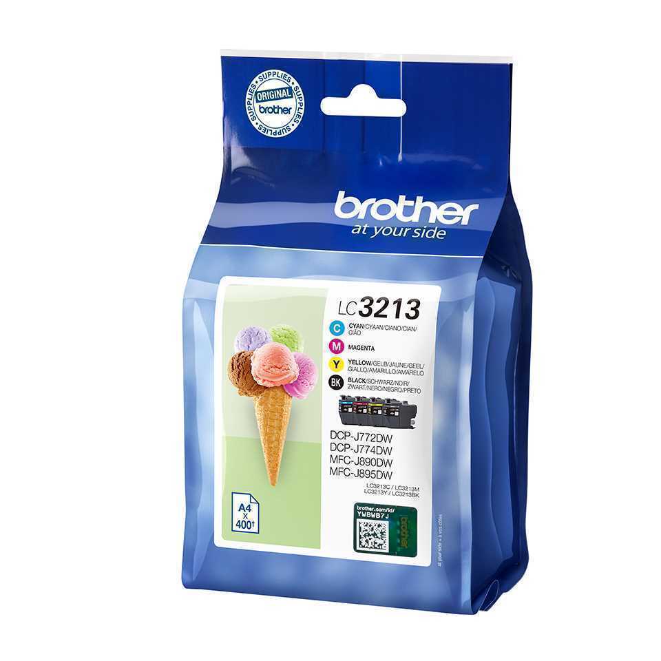 Brother Lc-3213valdr Tinteiro Original Rendimento.