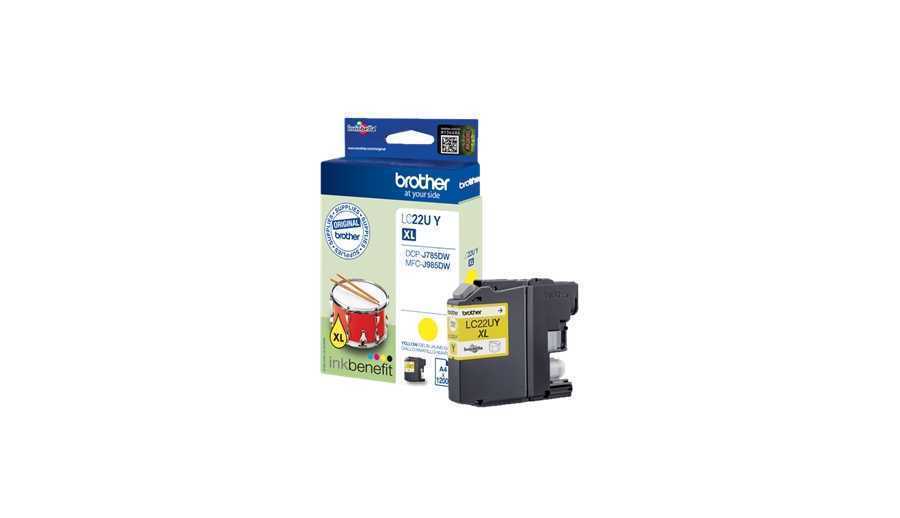 Brother Lc-22uy Tinteiro Original Rendimento Alto.