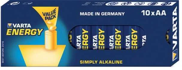 VARTA 10X AA 4106 BATERIA DESCARTÁVEL ALCALINO