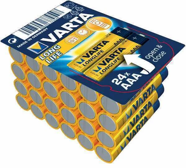 Pila Alcalina AAA  1.5 V Dc  Pack de 24