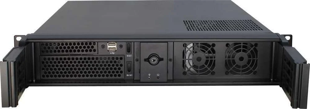 INTER-TECH IPC 2U-2098-SL RACK PRETO