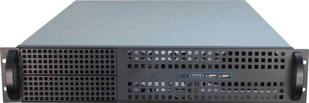 Inter-Tech 2u-2129n Rack Preto, Prateado