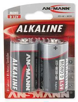 1x2 Ansmann Alkaline Mono D Lr 20 Red-Line