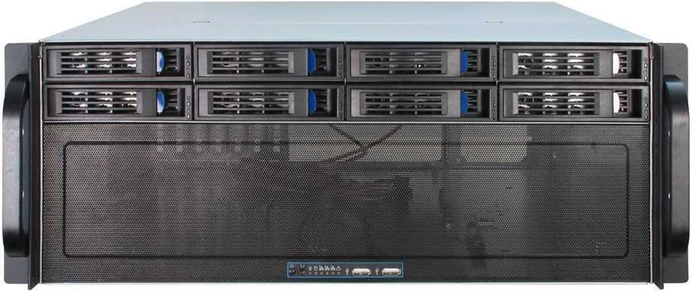INTER-TECH 4U-4408 RACK PRETO, PRATEADO