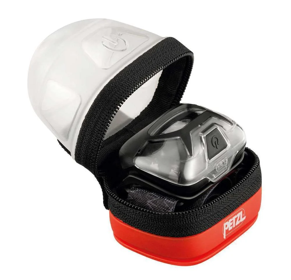 PETZL NOCTILIGHT PRETO, VERMELHO