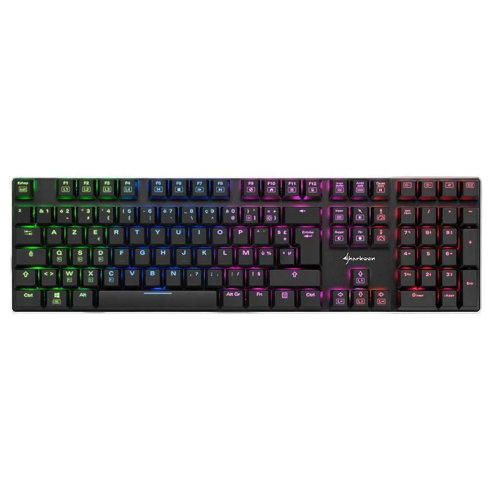 SHARKOON PUREWRITER RGB TECLADO USB AZERTY FRANC&Ecirc;.