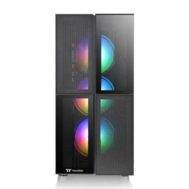 THERMALTAKE VERSA T26 TG ARGB MIDI TOWER PRETO