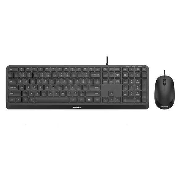 Pack Teclado + Rato &Oacute;tico Wireless 3000 Series Preto - Philips