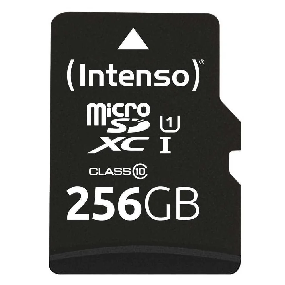 Sd Microsdxc Card 256gb Intenso Uhs-I Inkl. Sd- Adapter Retail