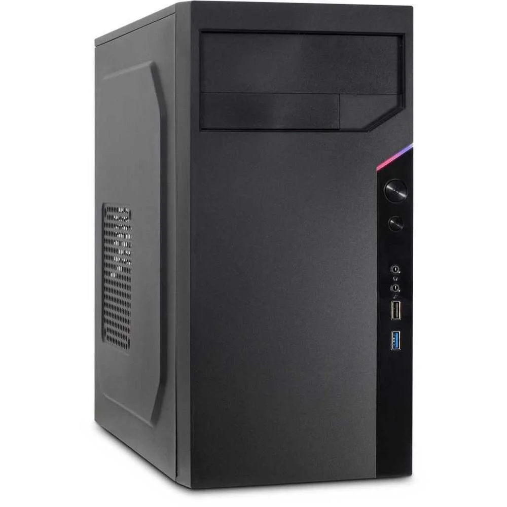 Inter-Tech Geh It-6505 Reto,Micro-Atx,2 Usb-Frontanschl.,Sch Retail
