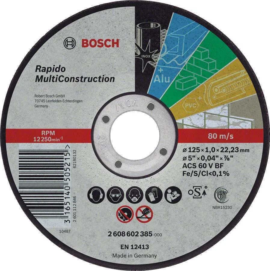 Bosch 2 608 602 385 Acessório de Rebarbadora