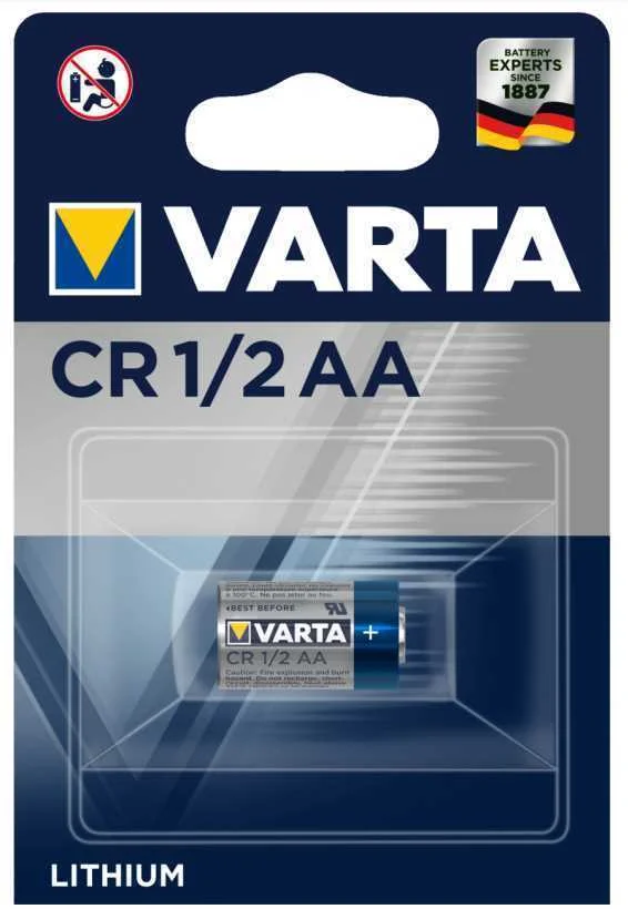 Varta Batterie Electronics Cr1/2  AA                    1st.