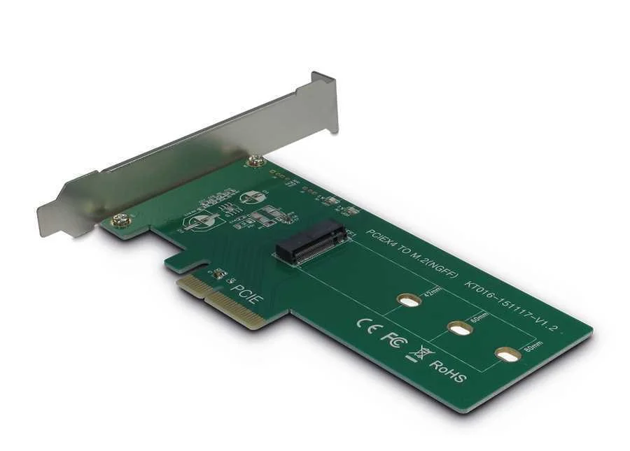 Inter-Tech Pcie Adapter Karte Kt016   Pcie X4 -> M.2 Slot