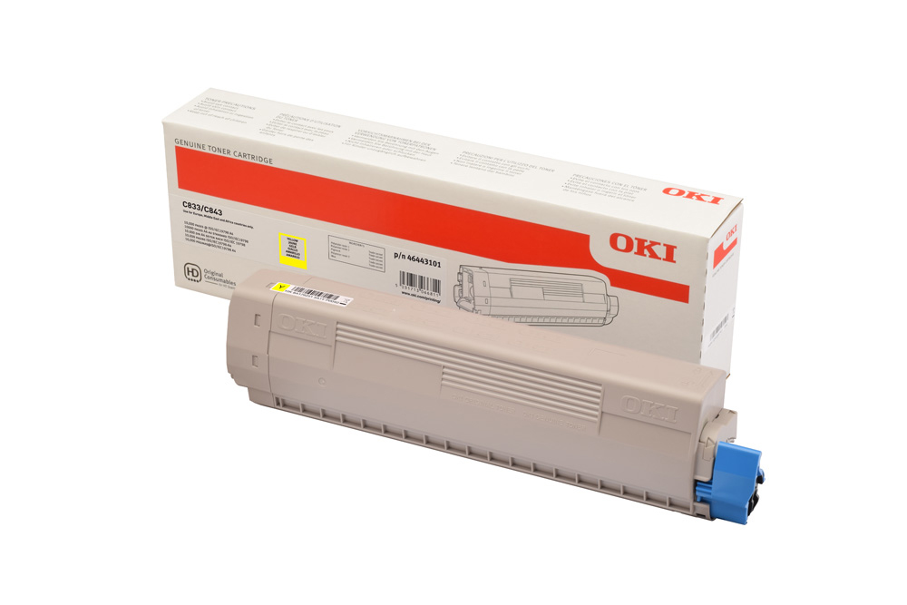 Oki 46443101 Toner 1 Unidade(S) Original Amarelo