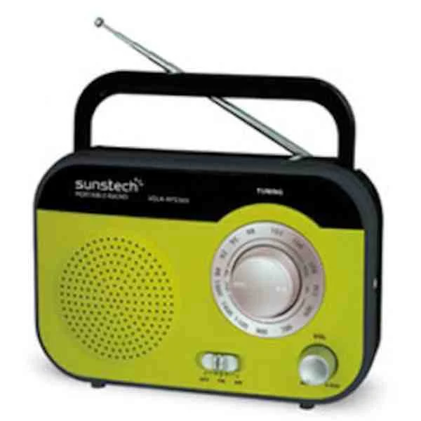 Sunstech Rps560 Portátil Analógico Verde