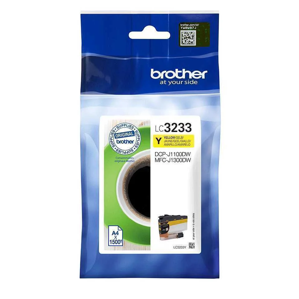 BROTHER LC-3233Y TINTEIRO 1 UNIDADE(S) ORIGINAL R.