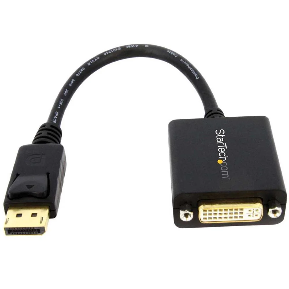 Startech.Com Displayport To Dvi-D Adapter - 1920x1200 - Passive Dvi Video Converter With Latching Dp
