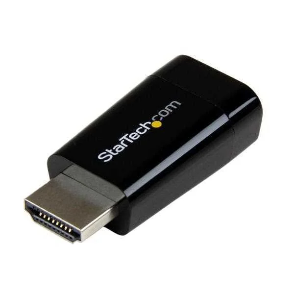 Startech.Com Compact Hdmi To Vga Adapter Converter - Ideal For Chromebooks Ultrabooks & Laptops - 19
